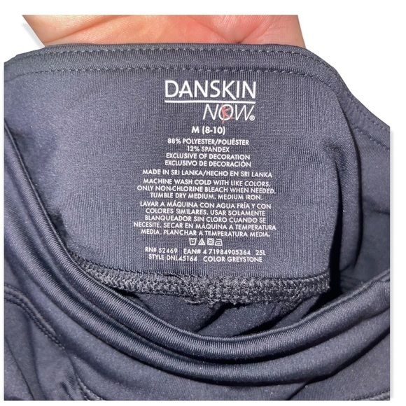 DANSKIN NOW Gray Lined Leggings with Key Pocket M - Picture 5 of 6